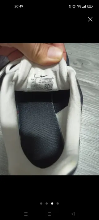 Zapatillas Nike Negras y Blancas