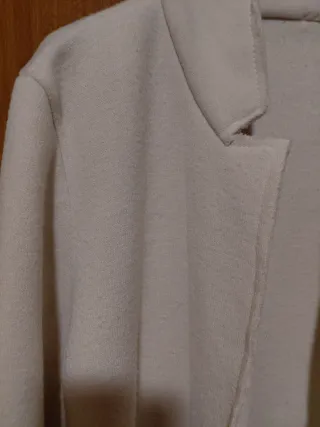 Cardigan aperto panna