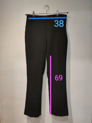 Pantalón Mango mujer talla M color negro