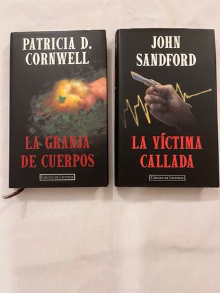 Lote libros novela negra y policiaca