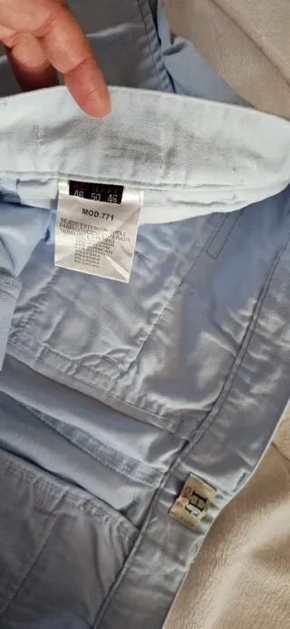 Pantalón Hermes Govantes hombre celeste