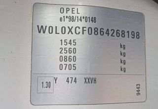 Motor limpia delantero opel corsa c blue 472660