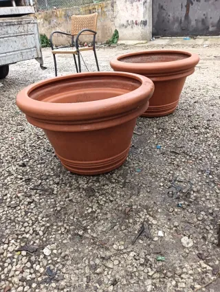 Maceteros de cerámica terracota