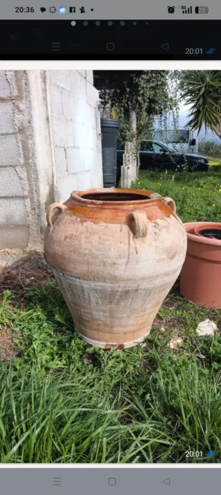Maceteros de cerámica terracota