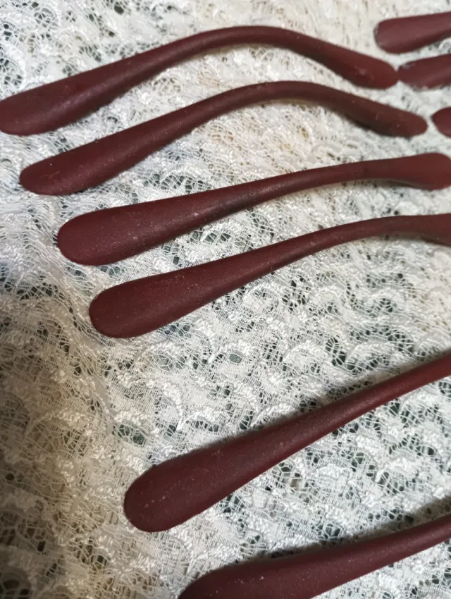 Lote 14 manecillas hierro mate