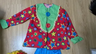 Disfraz payaso niño estrellas