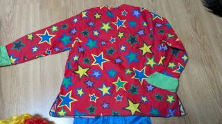 Disfraz payaso niño estrellas