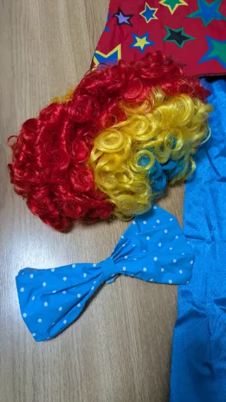 Disfraz payaso niño estrellas