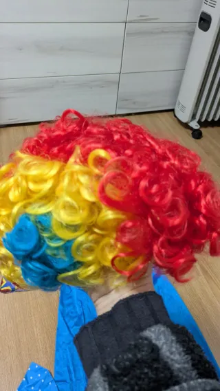 Disfraz payaso niño estrellas