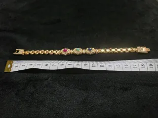 Pulsera Essence de París Oro Multicolor