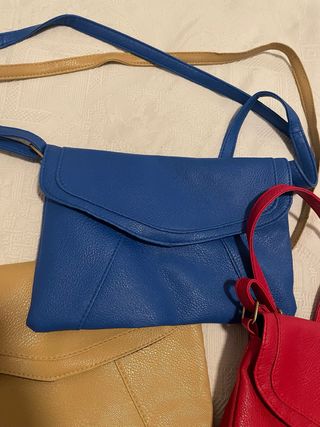 Lote 3 bolsos bandolera
