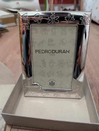 Marco de plata Pedro Durán bebés