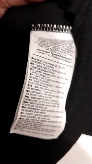 Chaqueta Nike Negra con Rayas Blancas