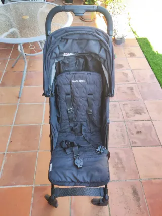 Silla de paseo Maclaren negra