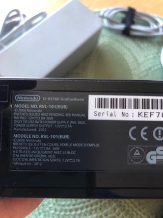 Consola Nintendo Wii Negra Family Edition