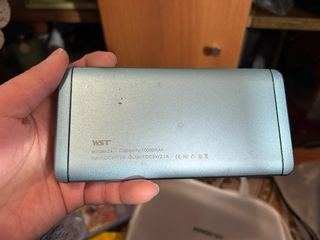 Ventilador USB + Batería Externa Azul