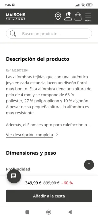 Alfombra Salón Beige y Rosa