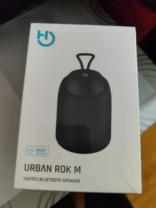 Altavoz Bluetooth Hiditec Urban Rok M Negro