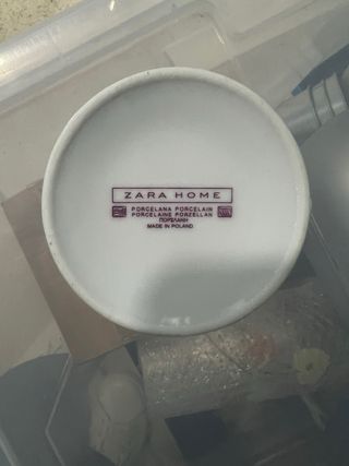 6 Tazas Zara Home Porcelana