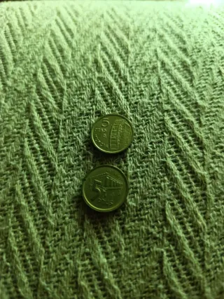 Lote monedas pesetas 1, 5 y 10