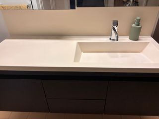 Mueble baño + armario + espejo + pica + griferia