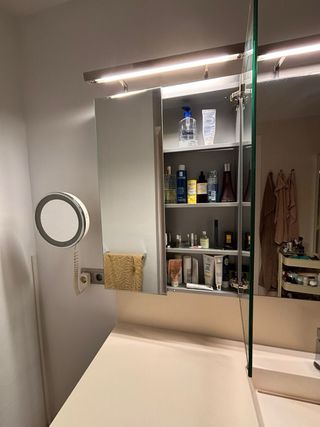 Mueble baño + armario + espejo + pica + griferia