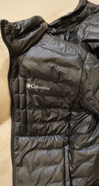 Chaqueta Columbia Omni Heat Infinity Negra Dorada