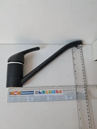 Miscelatore Glem nero e cromato