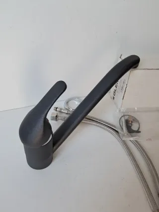 Miscelatore Glem nero e cromato