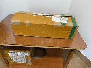 Aplique de techo dorado y cristal