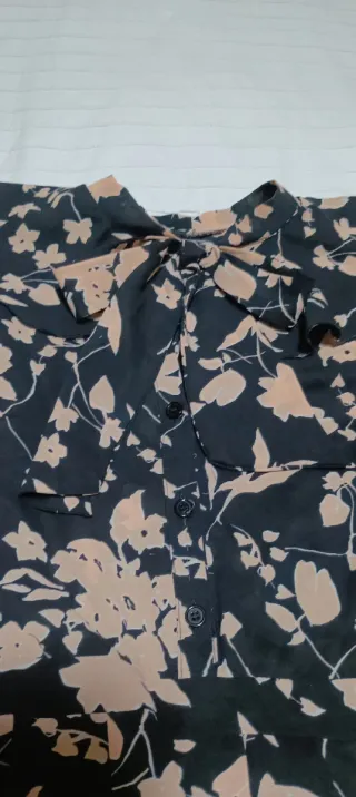 Vestido largo estampado floral