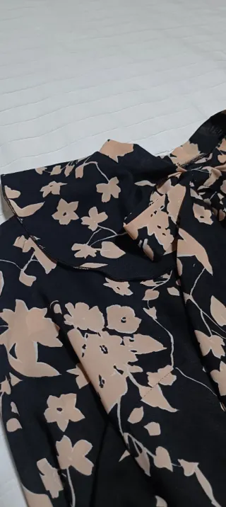 Vestido largo estampado floral