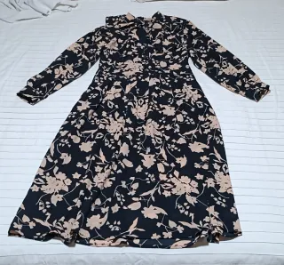 Vestido largo estampado floral