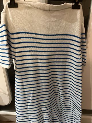 Vestido punto marinero talla S Zara