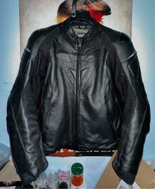 Chaqueta Cuero Dainese Negra