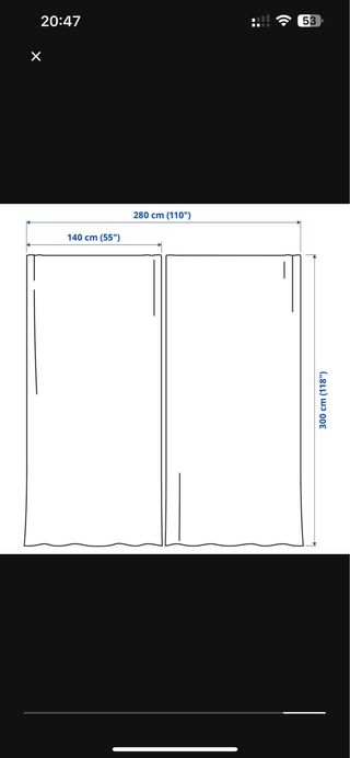 Cortinas verdes 140x300 nuevas