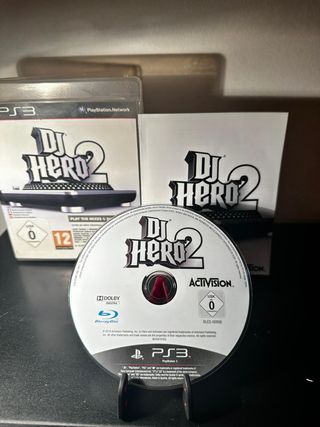 DJ Hero 1 y 2 PS3 + Consola