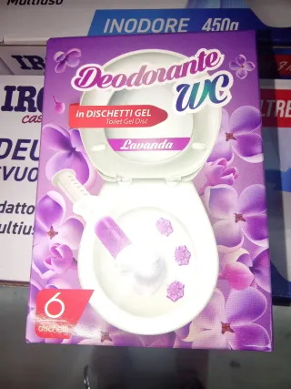 Deodorante WC Lavanda - 6 dischetti
