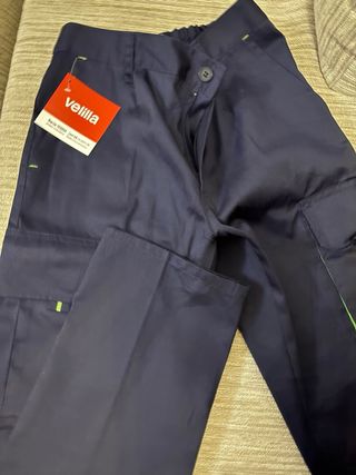 Pantalones de trabajo Velilla Talla 38 Azul