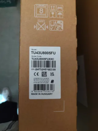 TV Samsung Crystal UHD 43 U8000F