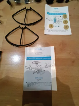 Accesorios Dron DB5R: Hélices, Cámara, Baterías