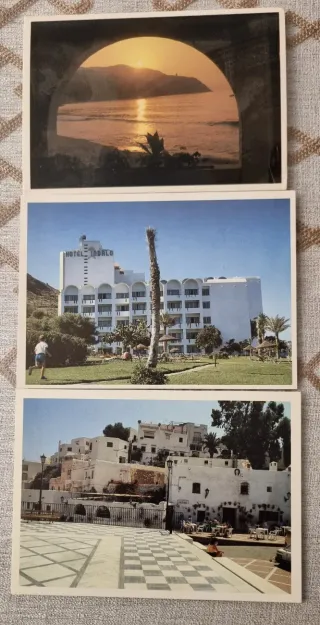 Lote 3 Postales Antiguas Mojácar Almería