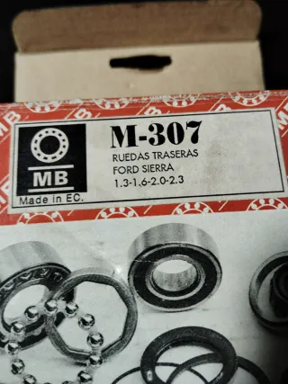 Rodamientos Ruedas Traseras Ford Sierra 2.0 2.3