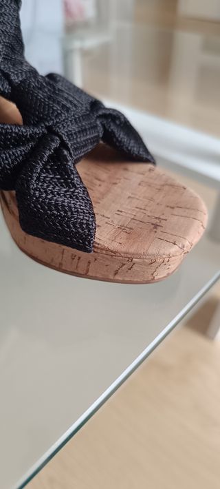 Sandalias Bimba y Lola Negras Talla 37