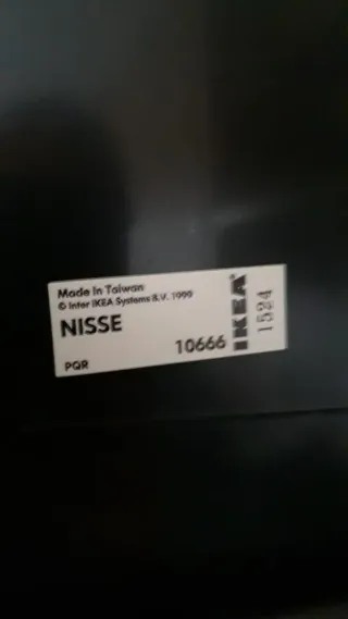 4 Sillas Plegables IKEA Nisse Negras