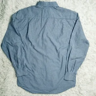 Camisa Lacoste Cuadros Azul y Blanco