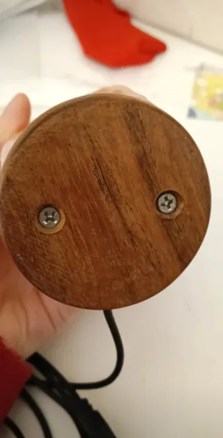 Lampada di sale rosa in pietra