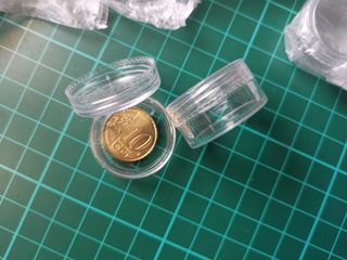 48 mini cajas acrílicas transparentes 29x16 mm