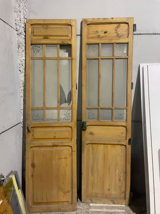 Puertas madera originales 1923