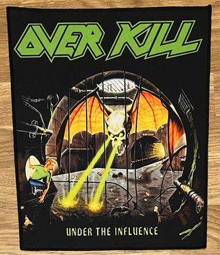 Backpatch Overkill Under The Influence 30x36cm